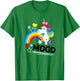 Disney Pixar Inside Out Rainbow Unicorn Mood Logo T-Shirt - T-Shirt | Irish Green