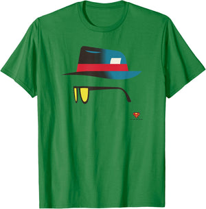 WB100 DC Comics Superman Clark Kent Secret Identity T-Shirt - T-Shirt | Irish Green