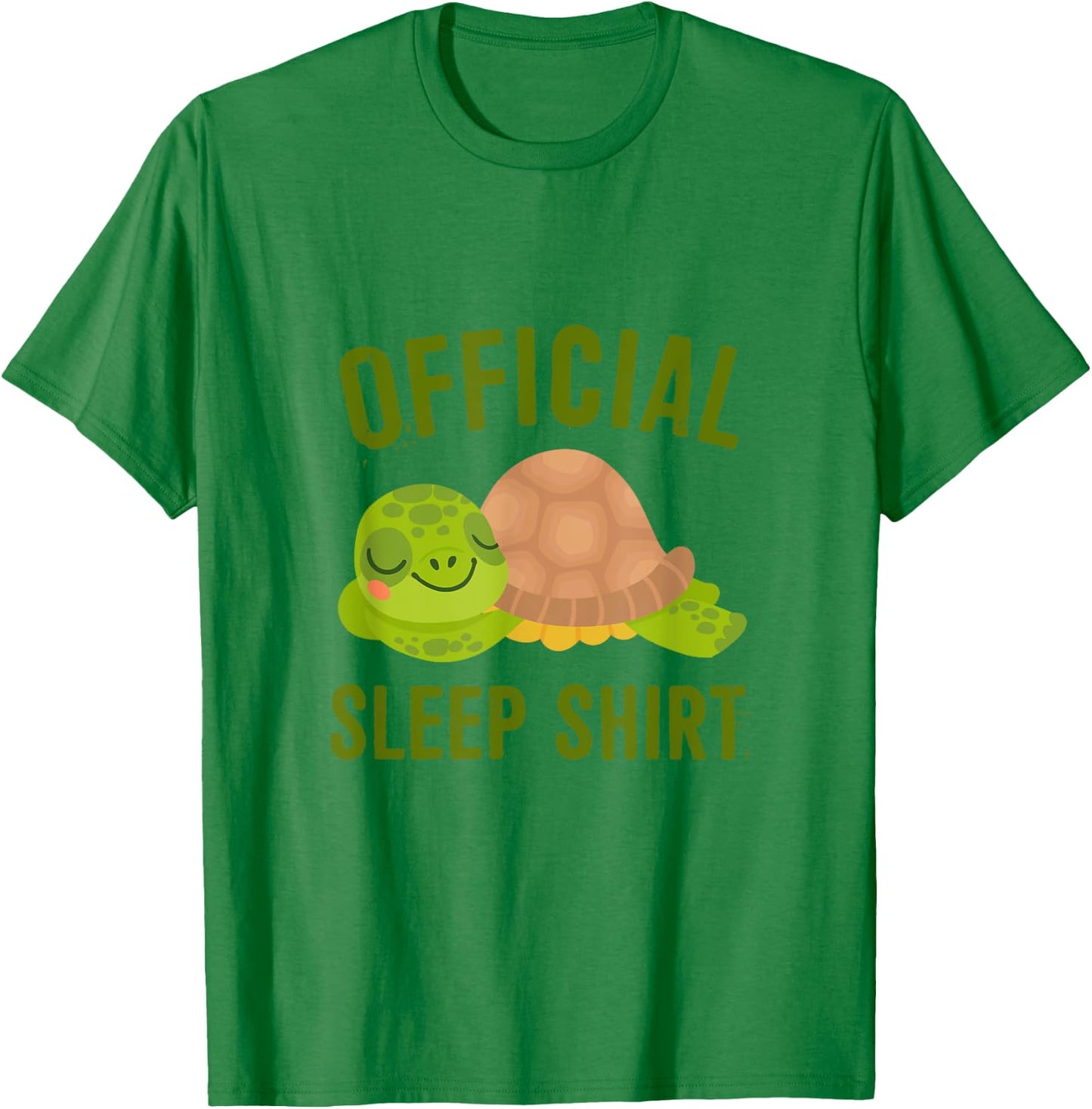 Official sleep shirt turtle turtles T-Shirt - T-Shirt | Irish Green