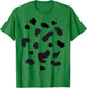 dalmatian cow stains spots Carnival Costume T-Shirt - T-Shirt | Irish Green
