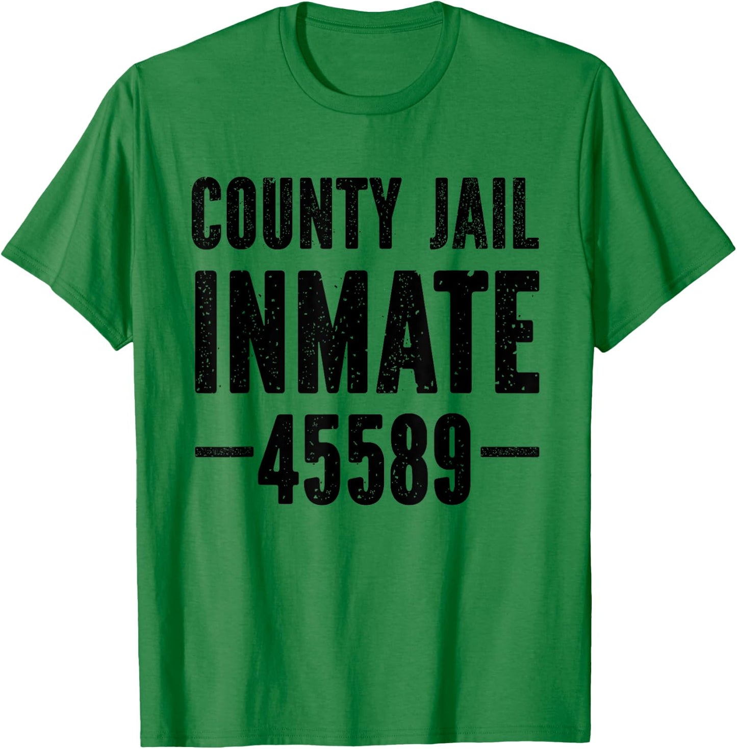 Halloween County Jail Inmate Prisoner Costume Party T-Shirt - T-Shirt | Irish Green