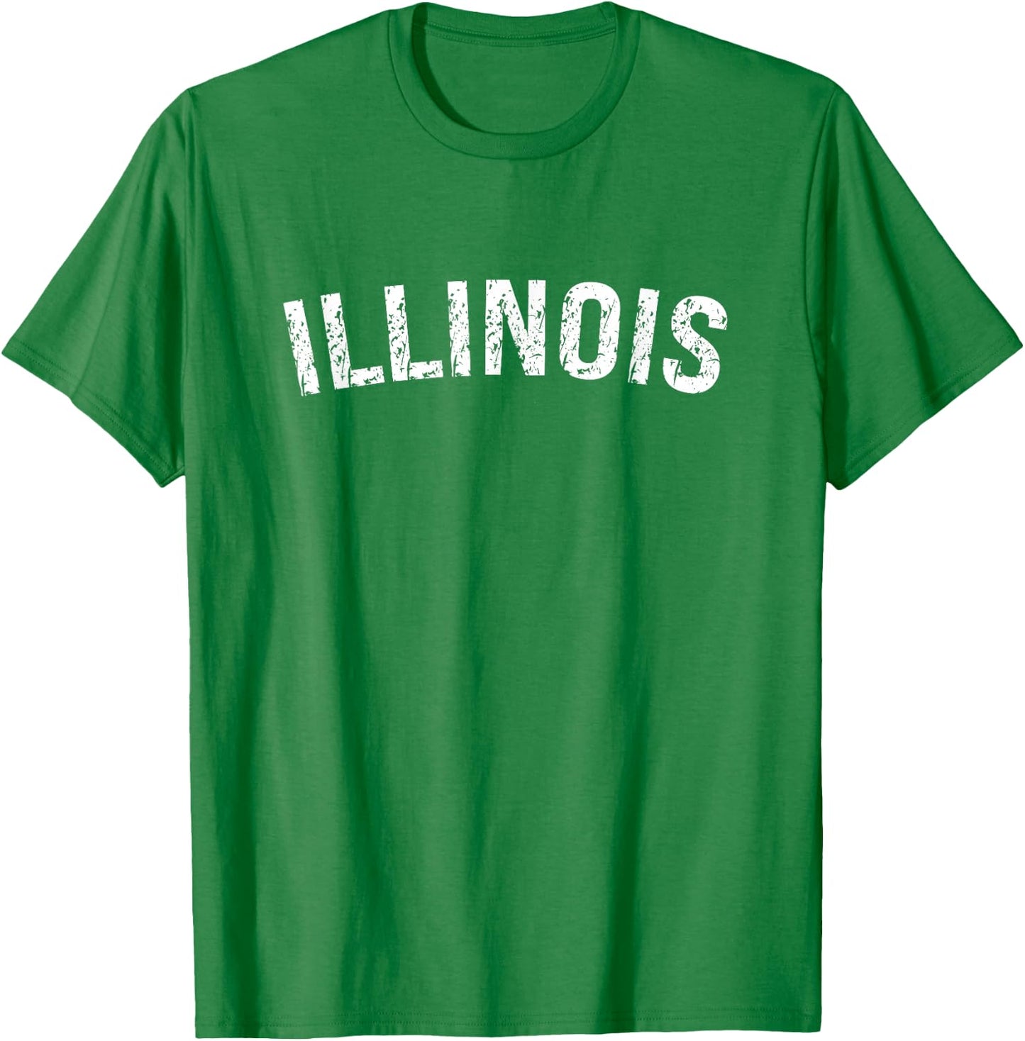 Vintage Illinois Illinois Orange T-Shirt - T-Shirt | Irish Green