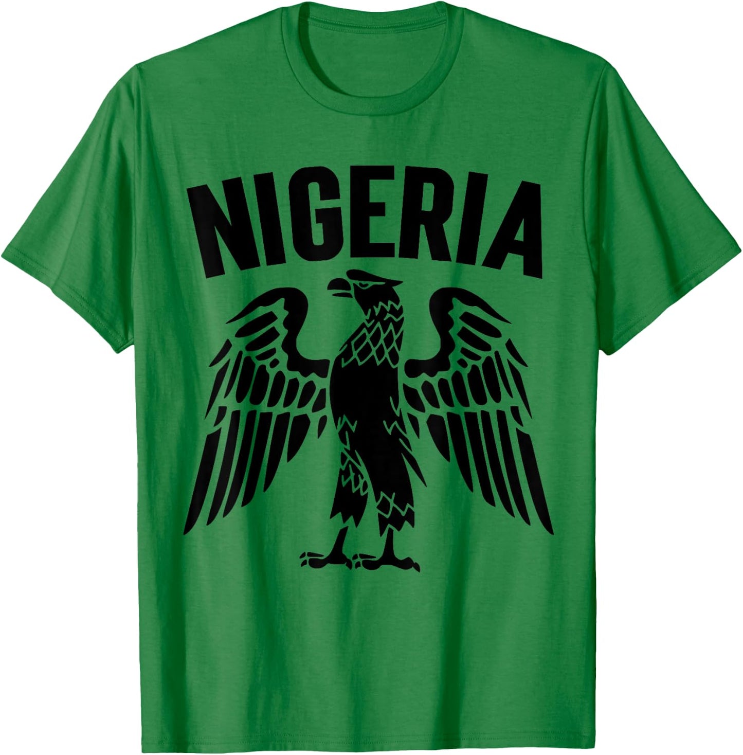 Nigeria & Nigerian Eagle. , Women & Kids. Up Nigeria T-Shirt - T-Shirt | Irish Green