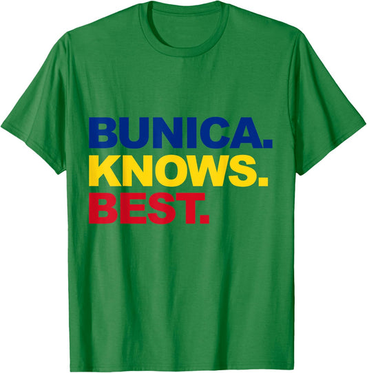 Bunica Tricolor Apparel Proud Romanian Grandma Mother's Day T-Shirt - T-Shirt | Irish Green