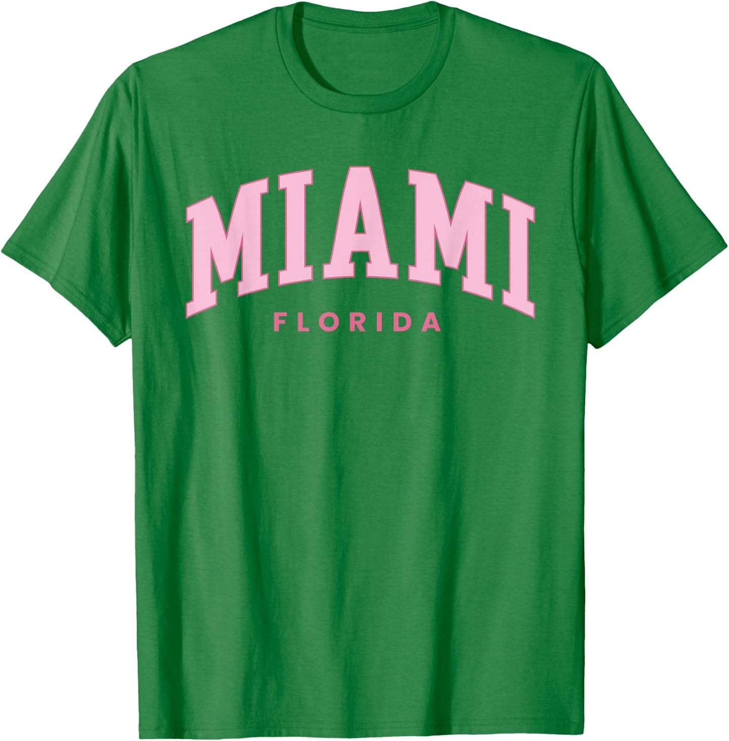 Retro Miami Florida Vintage Preppy Throwback Girls Kid T-Shirt - T-Shirt | Irish Green