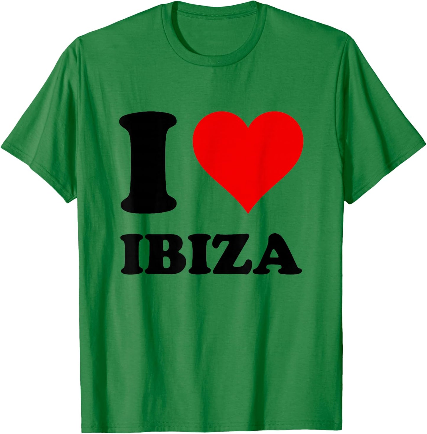 I Love Ibiza T-Shirt - T-Shirt | Irish Green