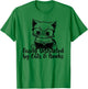 Easily Distracted by Cats And Books for Cat Lovers T-Shirt - T-Shirt | Irish Green