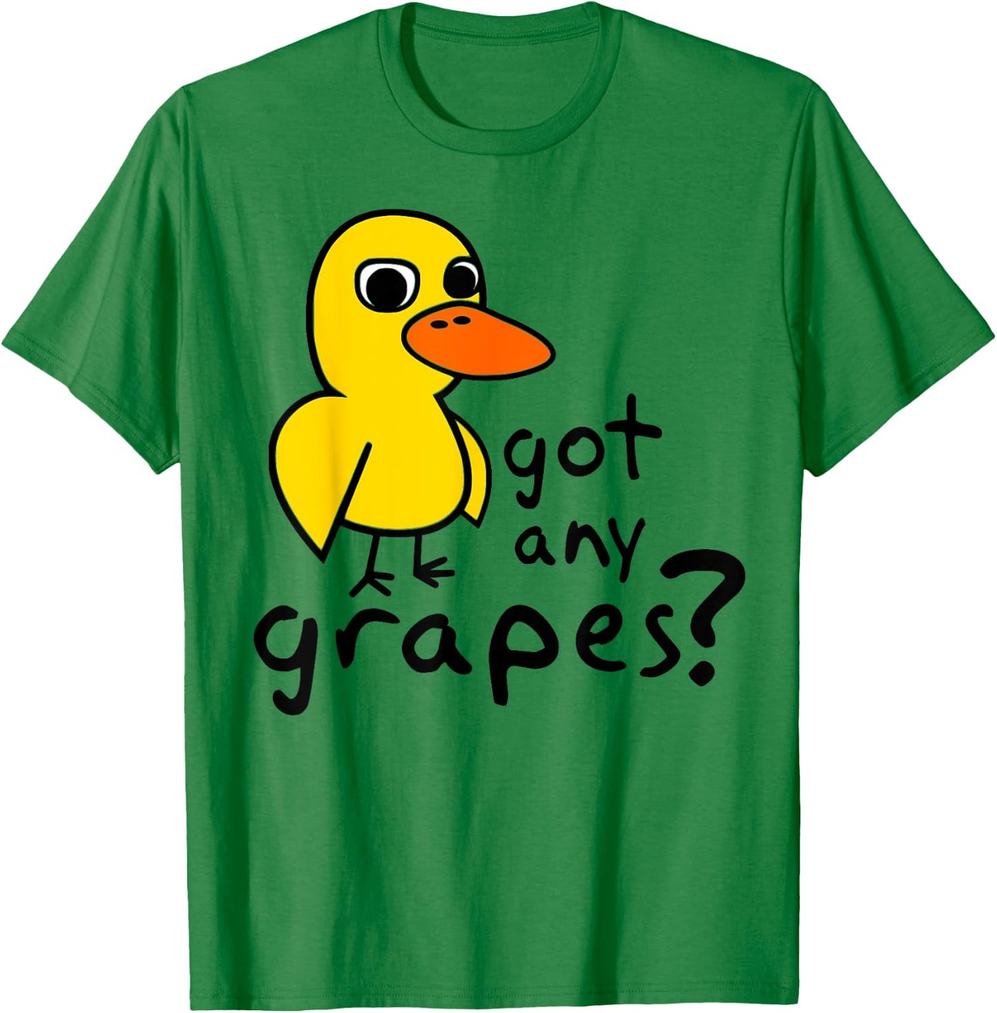 Got Any Grapes? Duck Song funny kids T-Shirt - T-Shirt | Irish Green