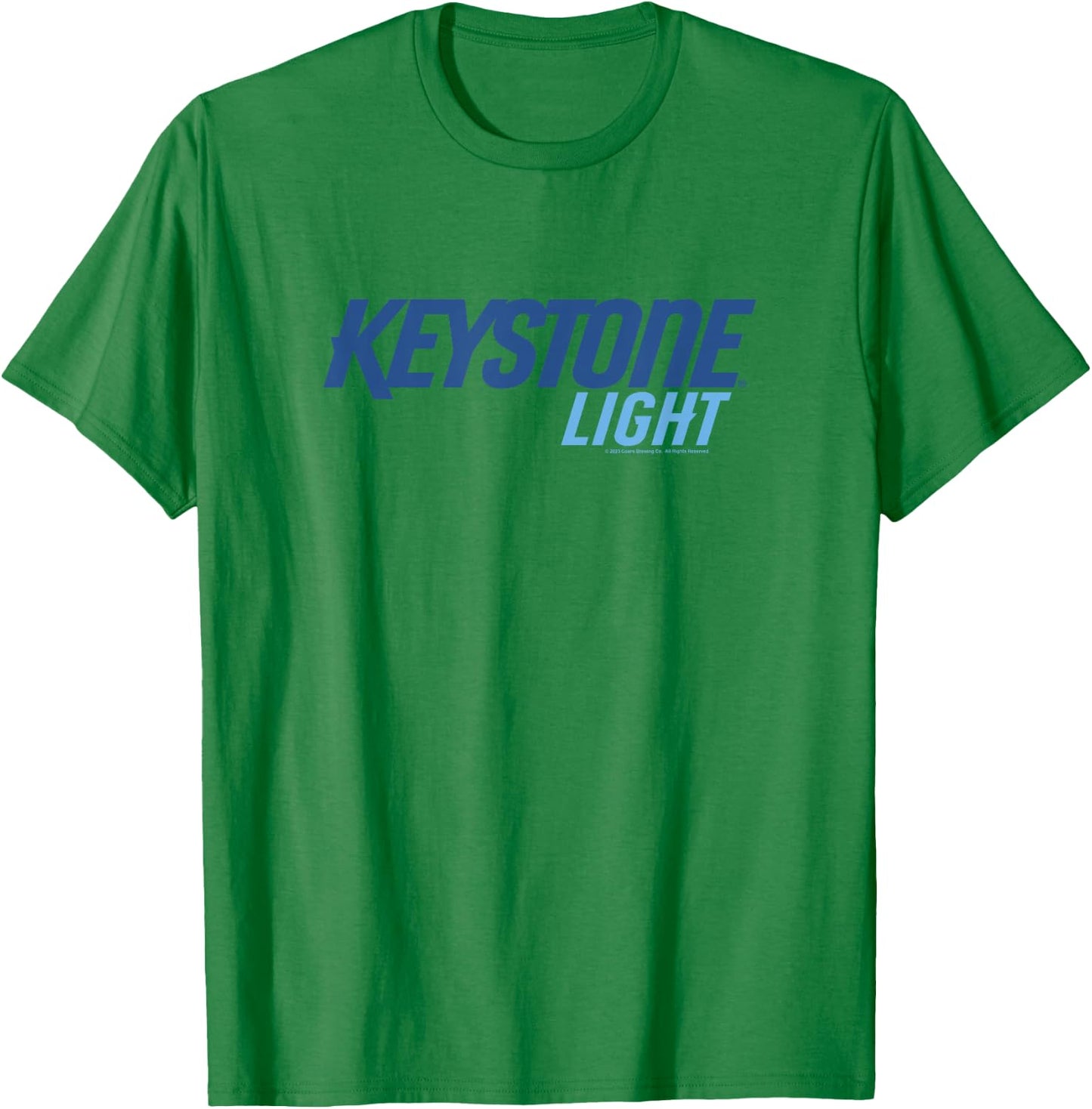 Coors Brewing Company Keystone Light Classic Big Chest Logo T-Shirt - T-Shirt | Irish Green