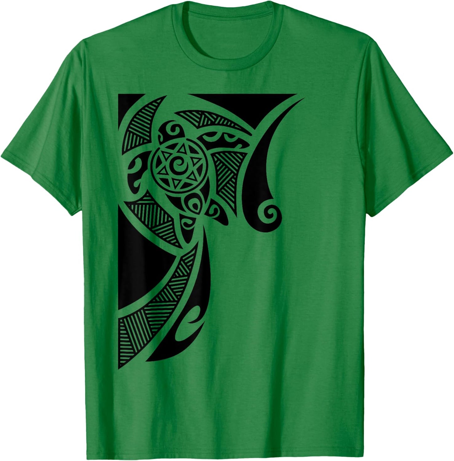 Culture Symbol Turtle Pattern Haka Dance New Zealand T-Shirt - T-Shirt | Irish Green
