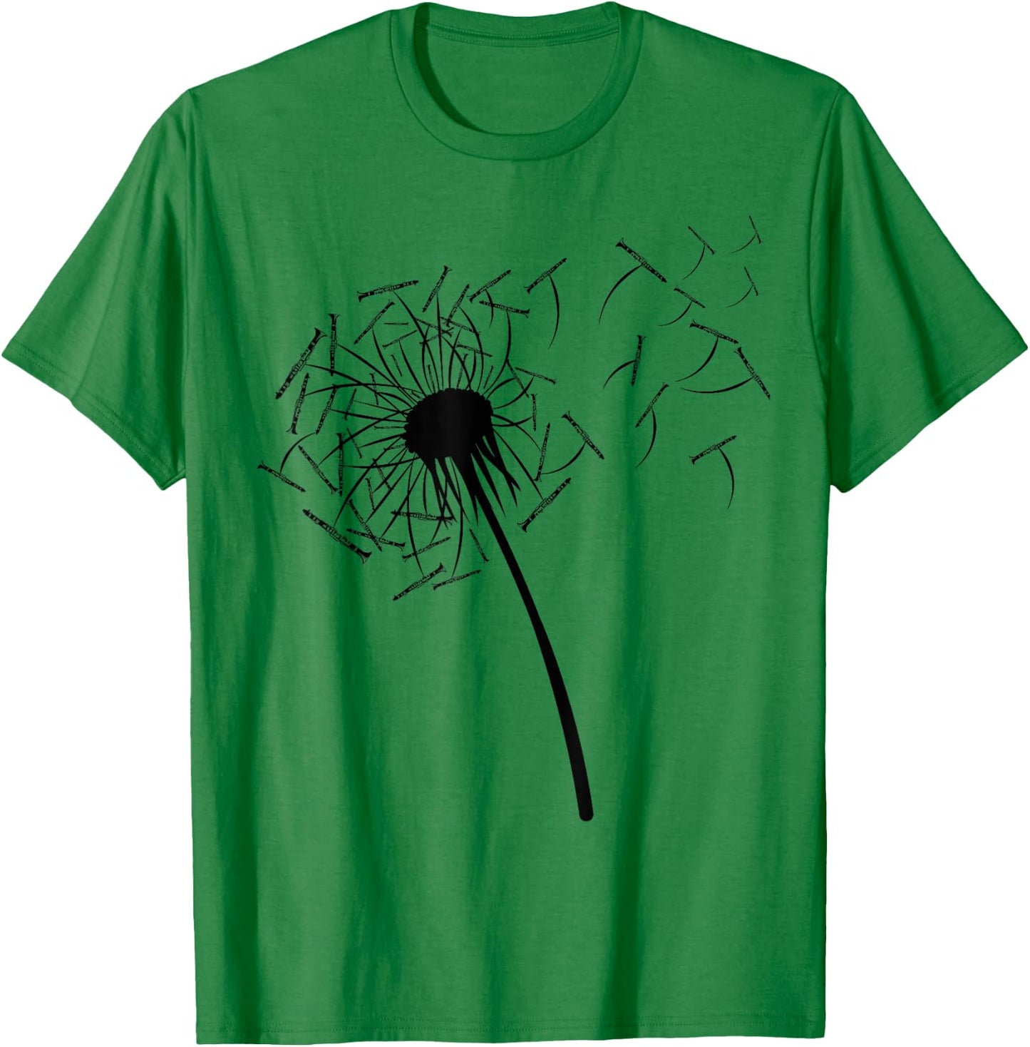 Dandelion Clarinet Shirt for Clarinetist | Clarinet T-Shirt - T-Shirt | Irish Green