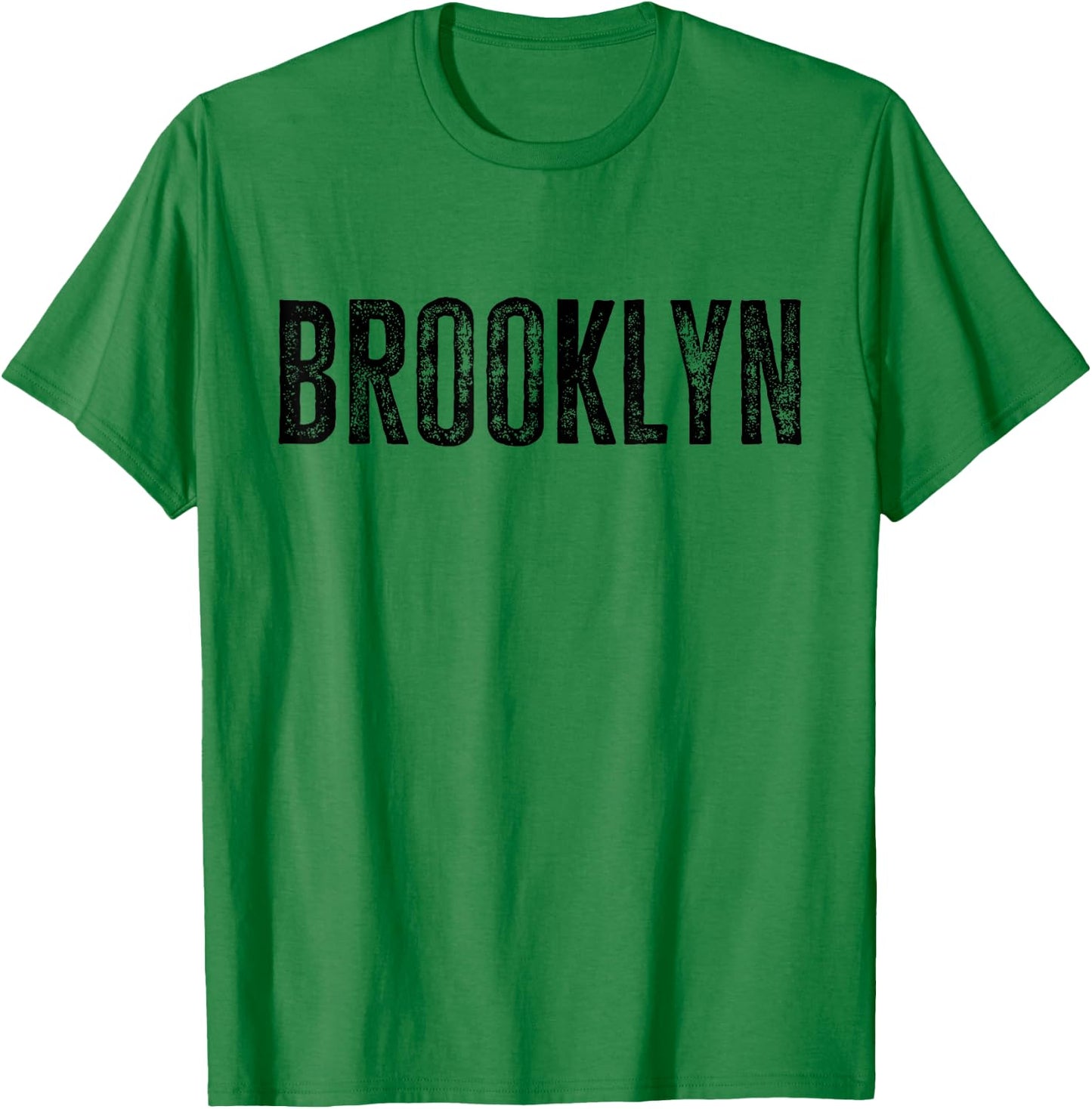 Brooklyn NY Retro Text New York Love Brooklyn Bridge T-Shirt - T-Shirt | Irish Green
