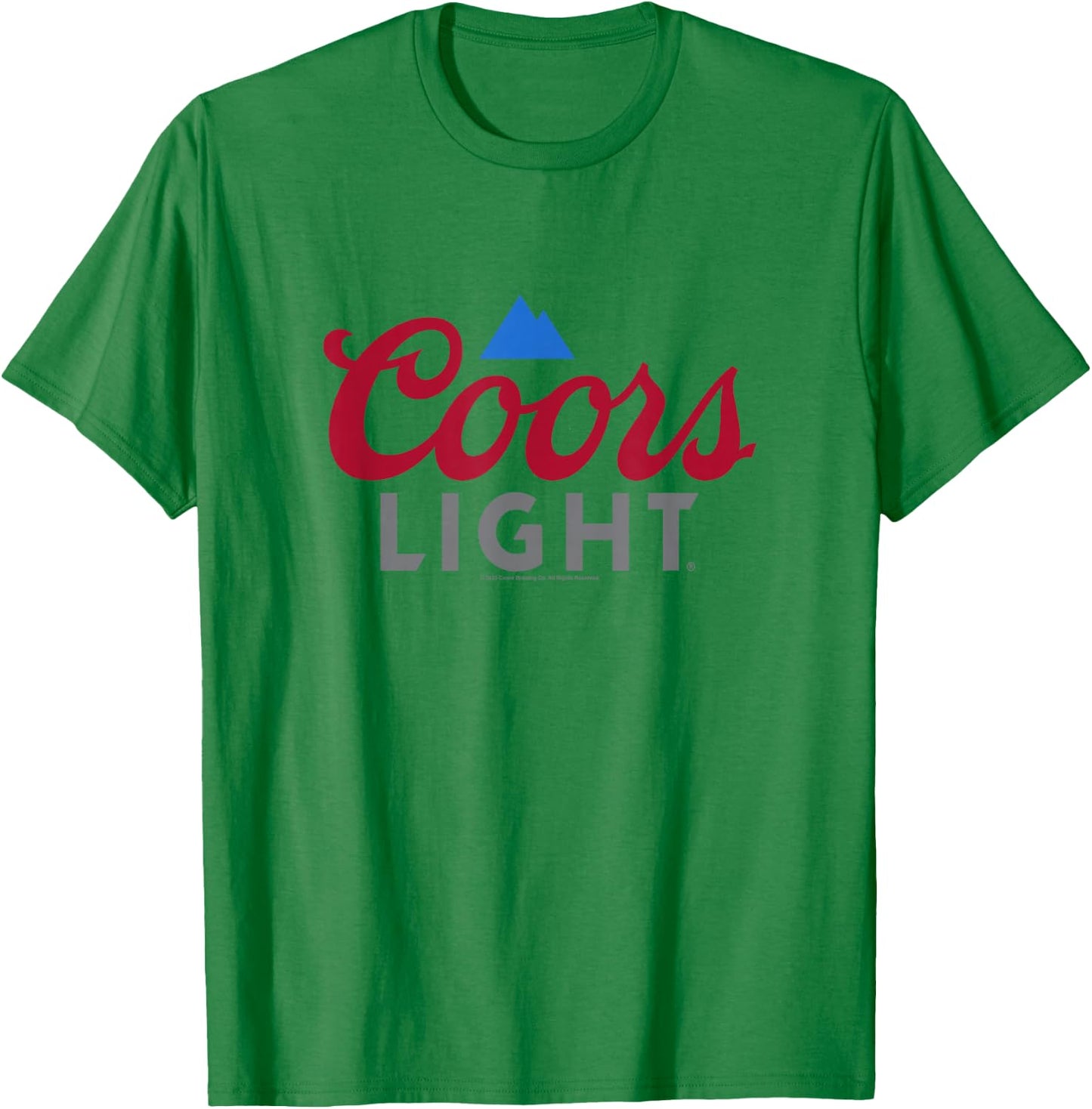 Coors Brewing Company Coors Light Classic Big Chest Logo T-Shirt - T-Shirt | Irish Green