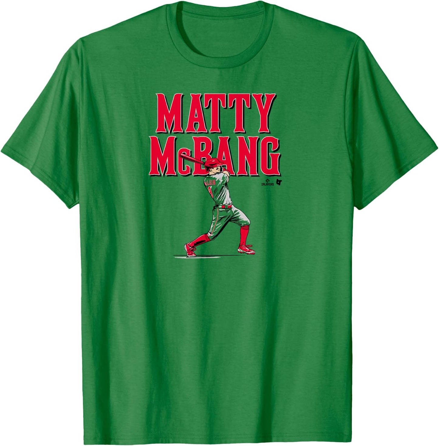 Matt McLain - Matty McBang - Cincinnati Baseball T-Shirt - T-Shirt | Irish Green