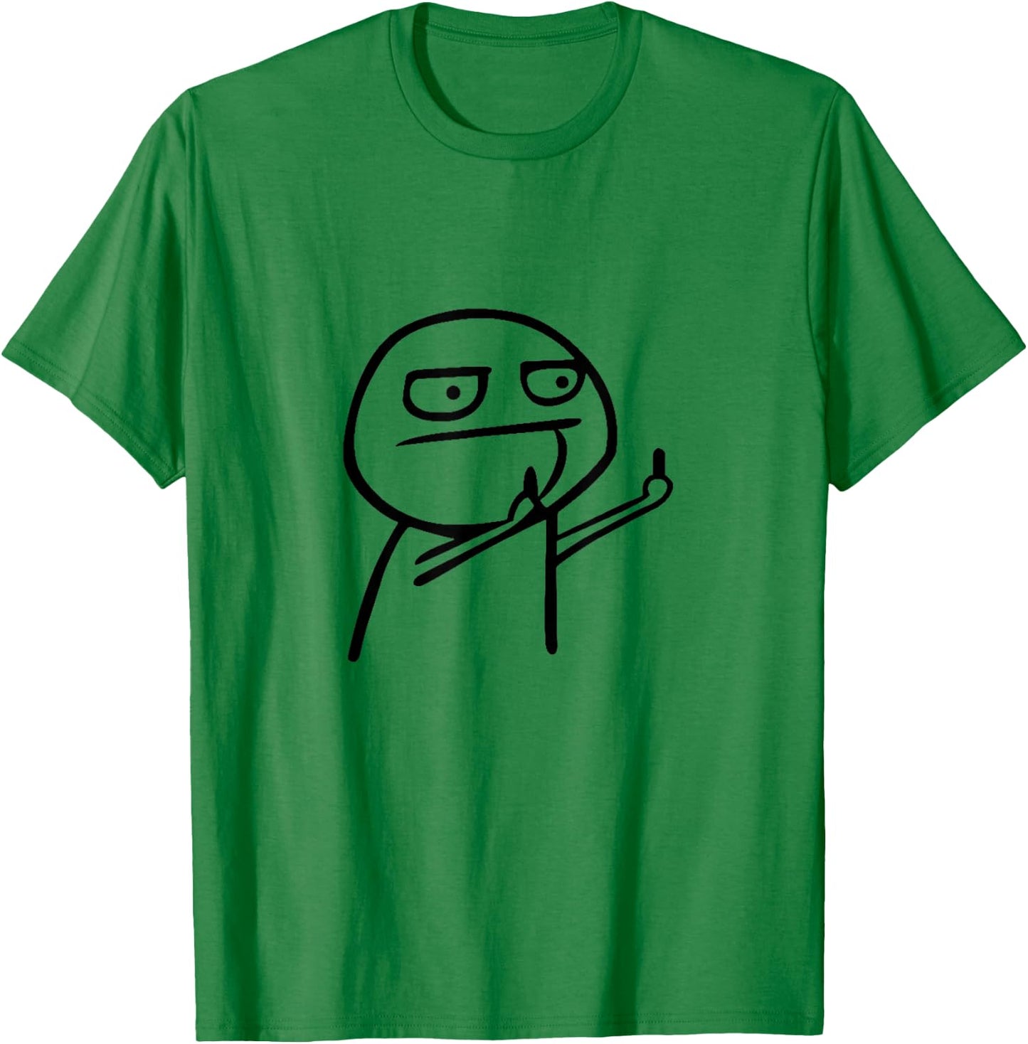 Funny stick man, funny picture, men and women T-Shirt - T-Shirt | Irish Green