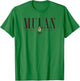 Disney Mulan Title & Portrait Nineteen Ninety-Eight T-Shirt - T-Shirt | Irish Green