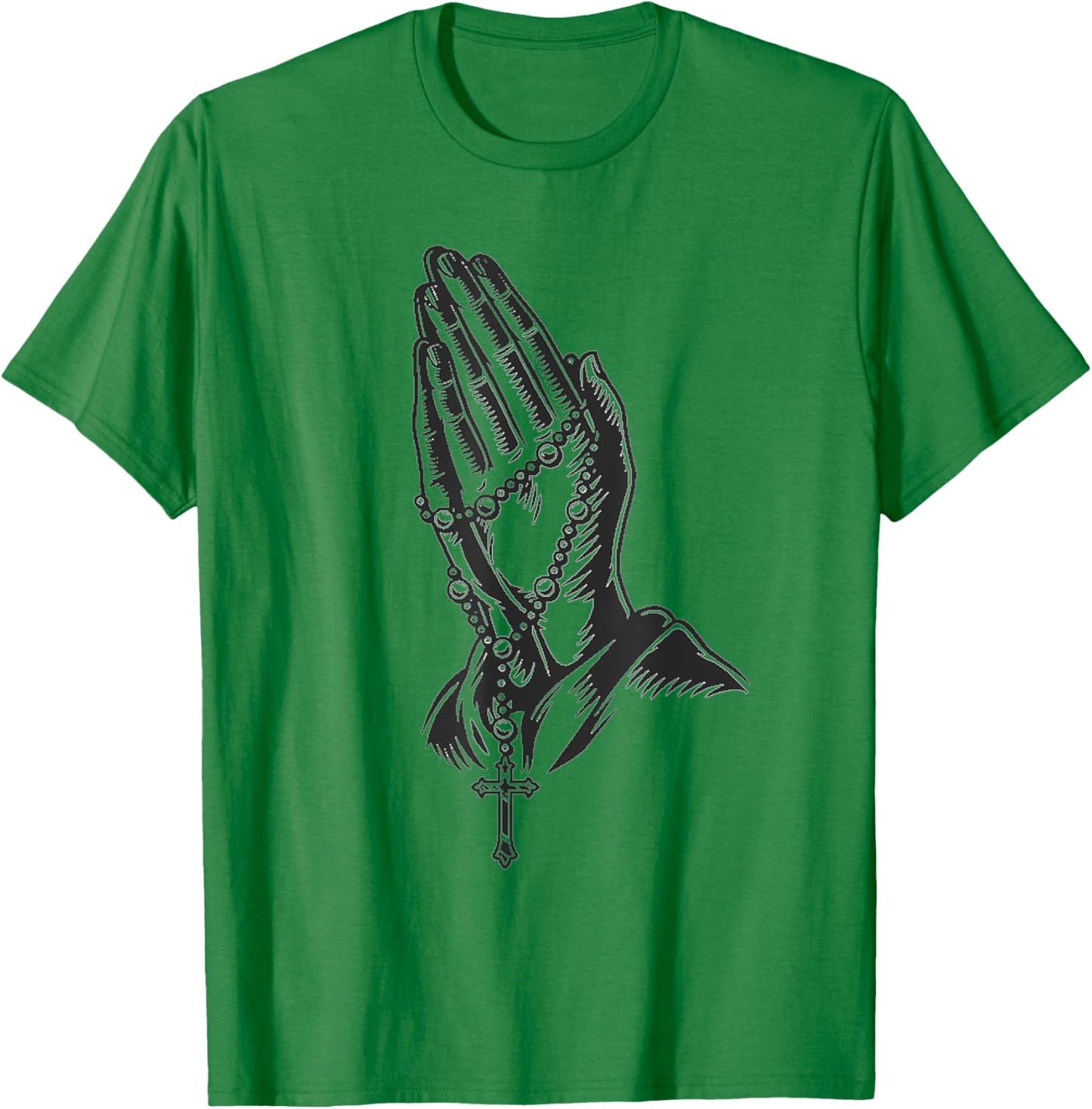 Praying hands T-Shirt - T-Shirt | Irish Green