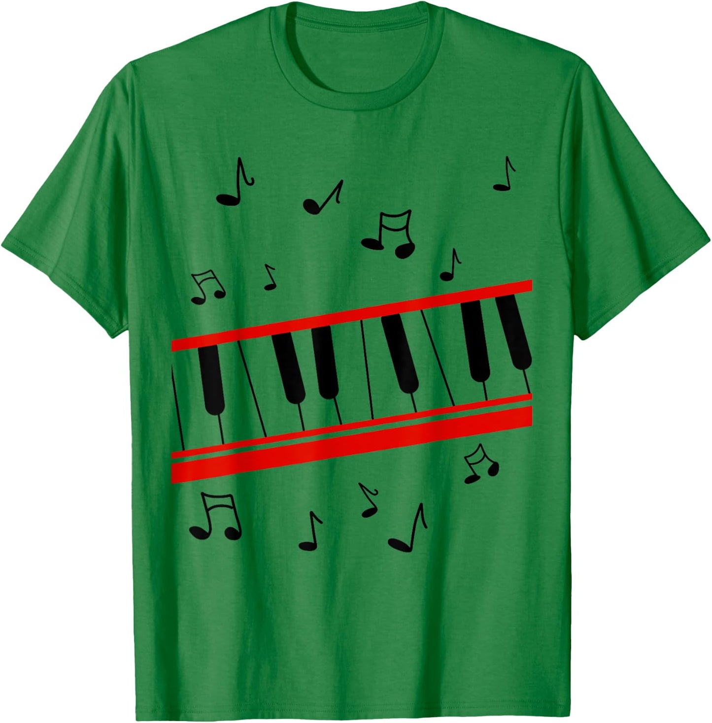 Retro 1980s Beat It Piano cartoon version T-Shirt - T-Shirt | Irish Green