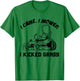 I Came I Mowed I Kicked Grass Funny Lawn Mowing T-Shirt - T-Shirt | Irish Green