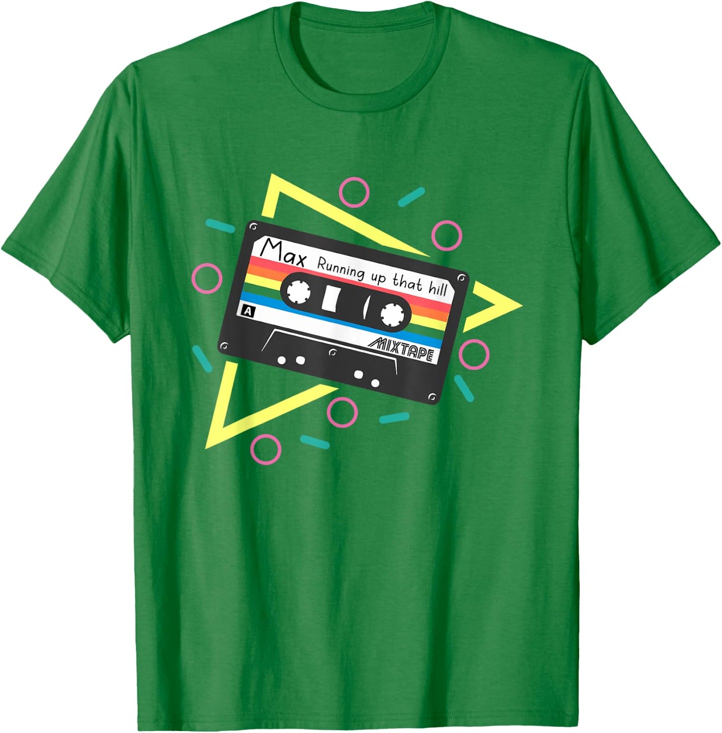 Running Up That Hill Funny Cute 80s Max's Mix T-Shirt - T-Shirt | Irish Green