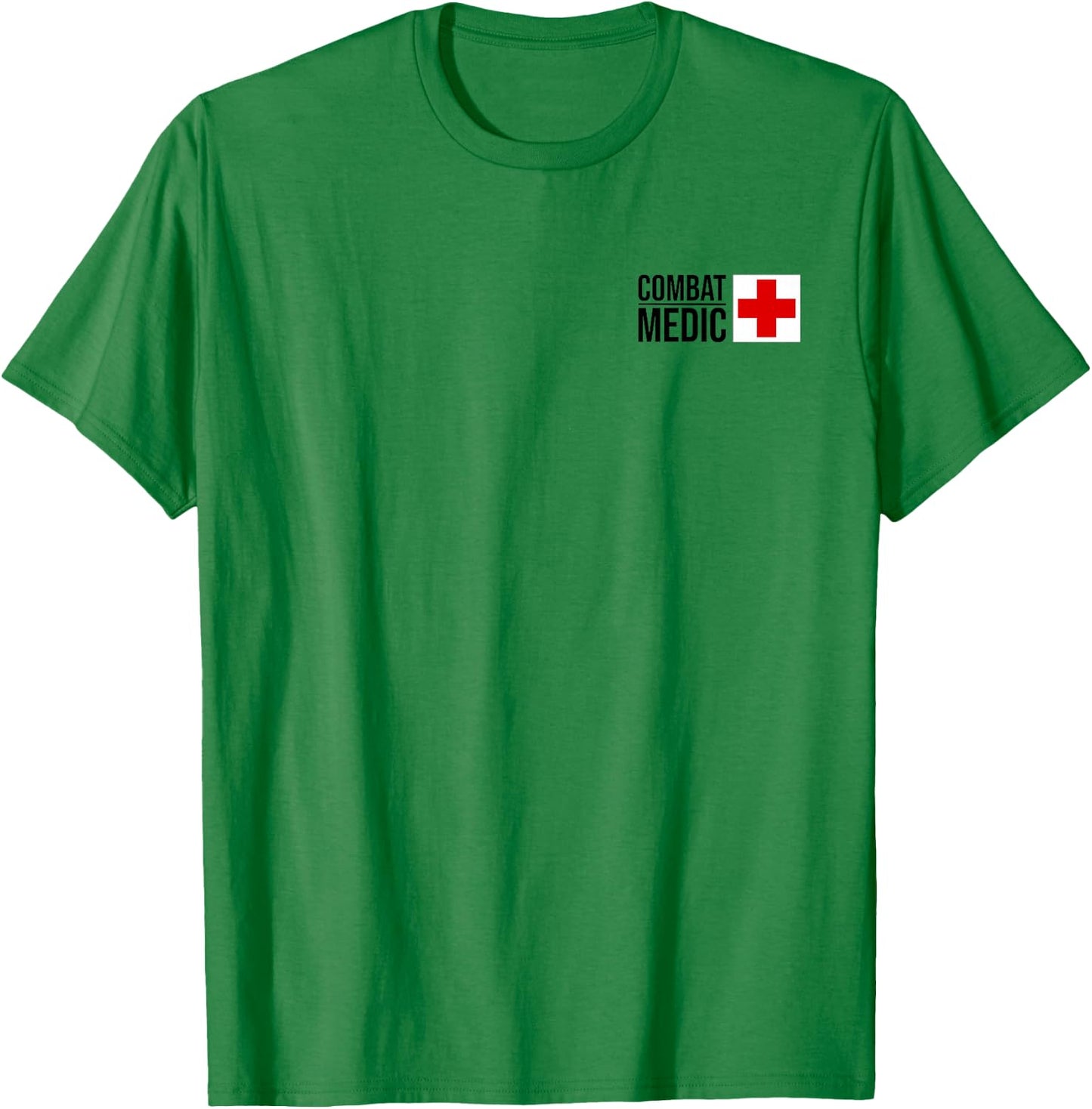 Combat Medic Specialist Army Armed Forces T-Shirt - T-Shirt | Irish Green