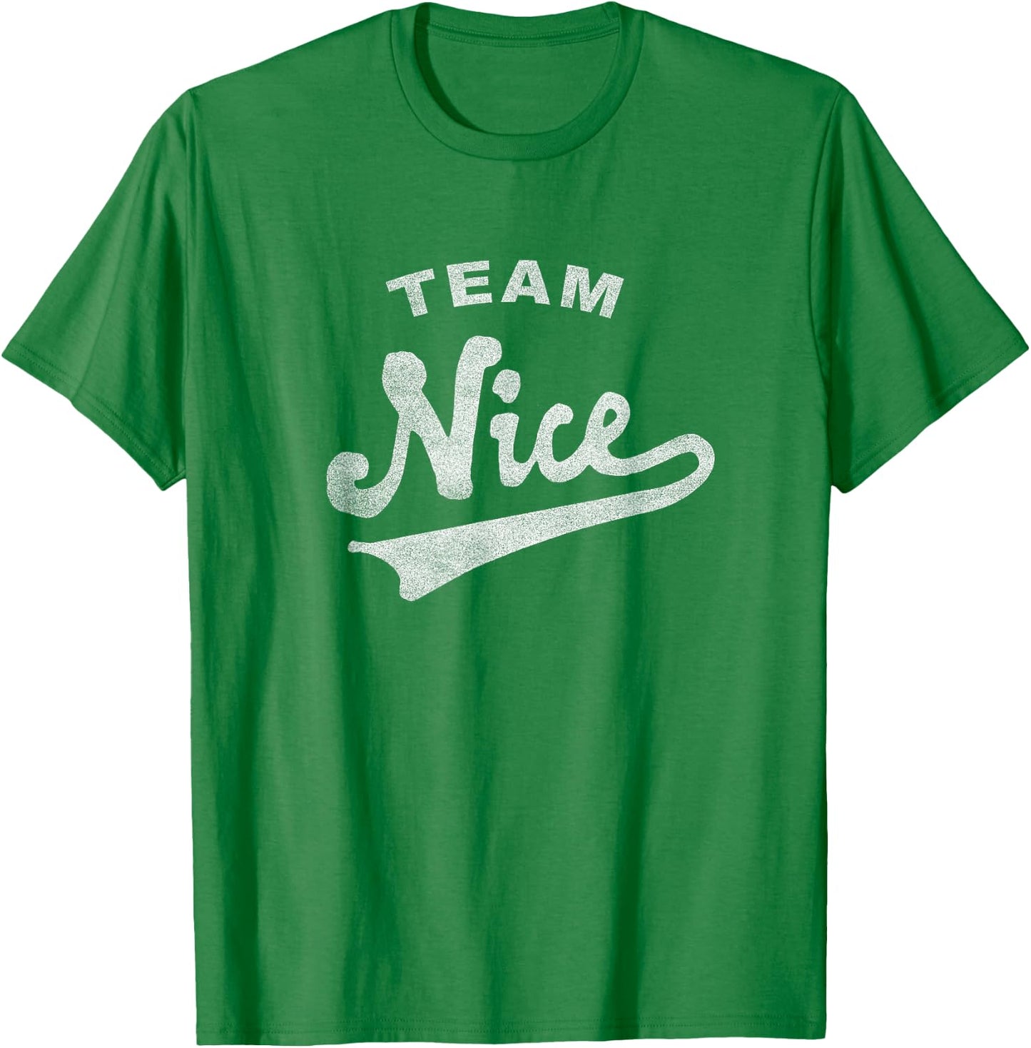 Funny Christmas Naughty or Nice, Team Nice T-Shirt - T-Shirt | Irish Green