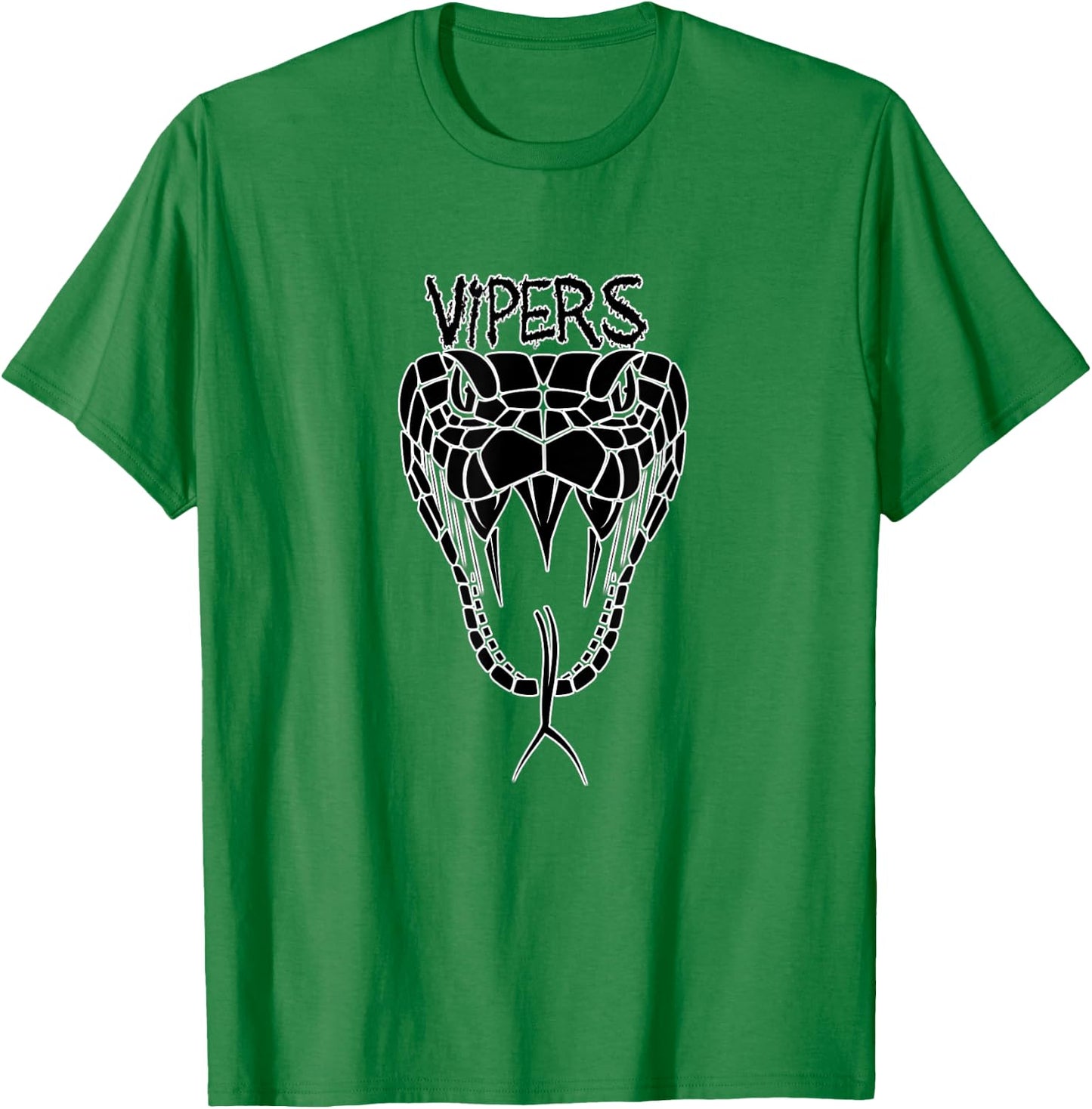 Go Vipers Football Baseball Basketball Cheer Team Fan Spirit T-Shirt - T-Shirt | Irish Green