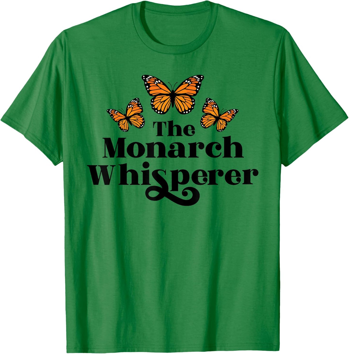 This Monarch Whisperer Butterfly Lover Retro Vintage Women T-Shirt - T-Shirt | Irish Green