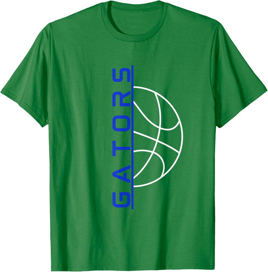 Gators Basketball Blue T-Shirt - T-Shirt | Irish Green