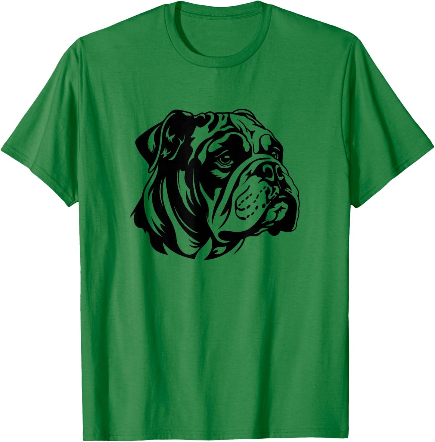 Minimalist English Bulldog T-Shirt - T-Shirt | Irish Green