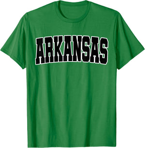 Arkansas Vintage Style T-Shirt - T-Shirt | Irish Green
