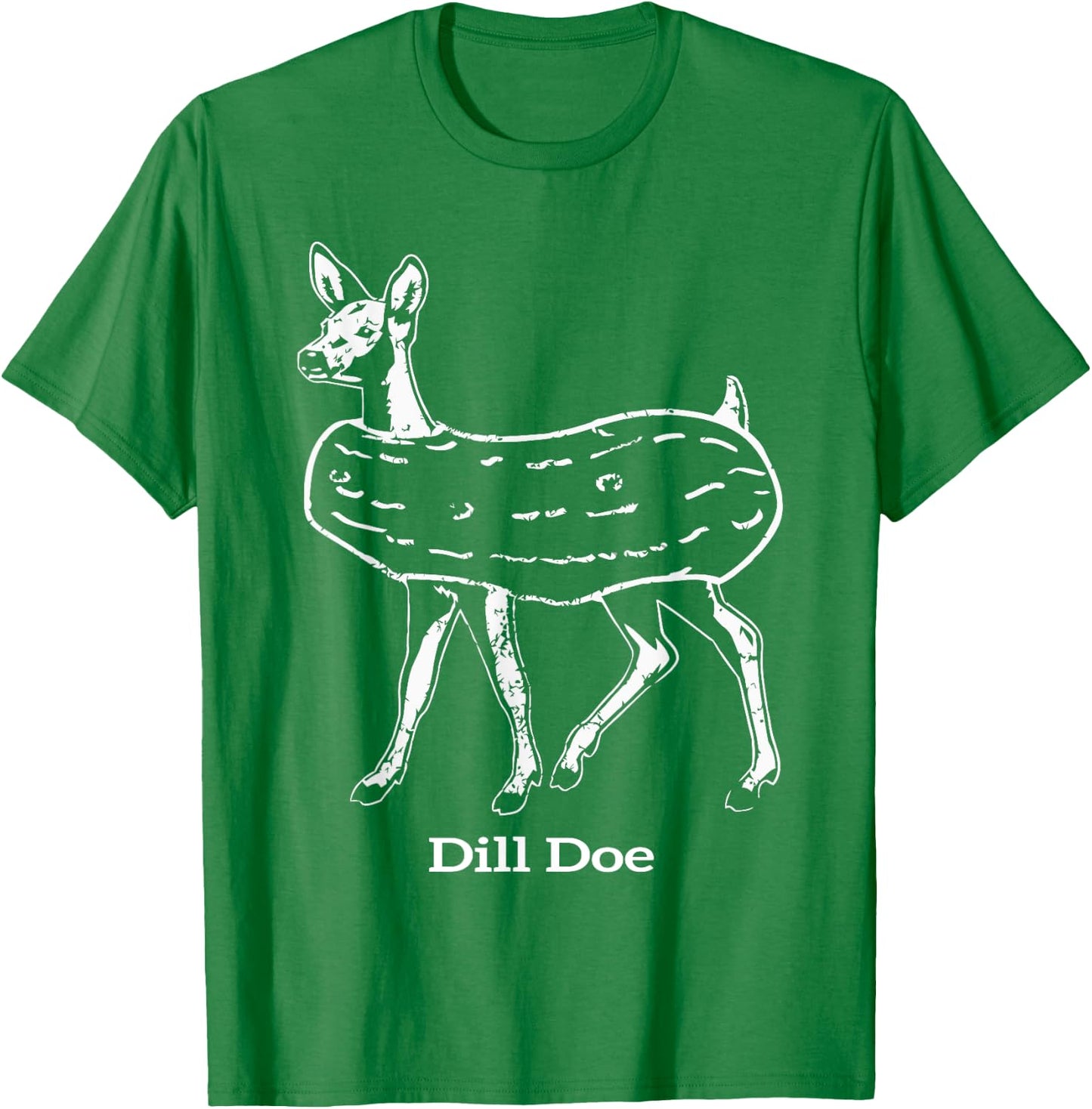 funny dill doe reindeer pickles naughty Dill Doe Dill Pickle T-Shirt - T-Shirt | Irish Green