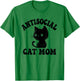 Antisocial Cat Mom Introvert Anti Social Anxiety Introverted Women T-Shirt - T-Shirt | Irish Green