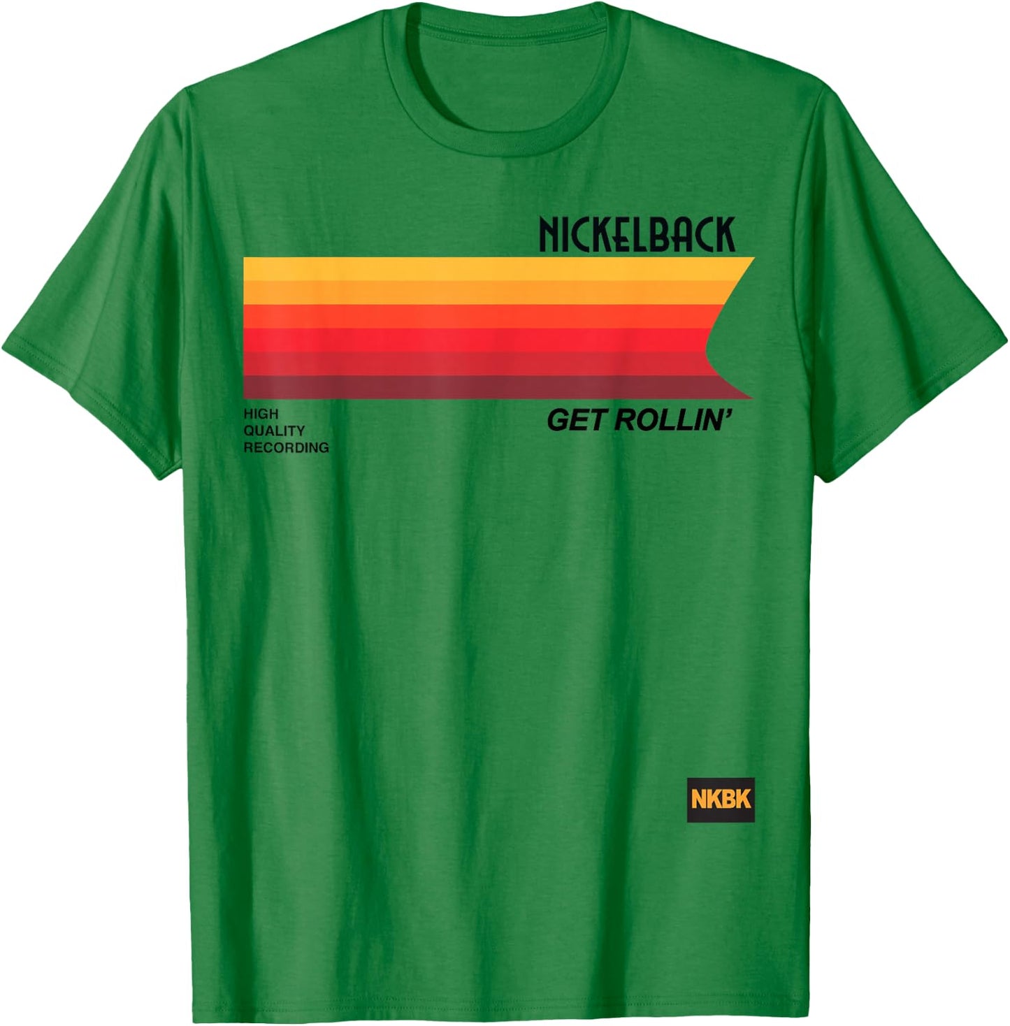 Nickelback VHS Vintage T-Shirt - T-Shirt | Irish Green