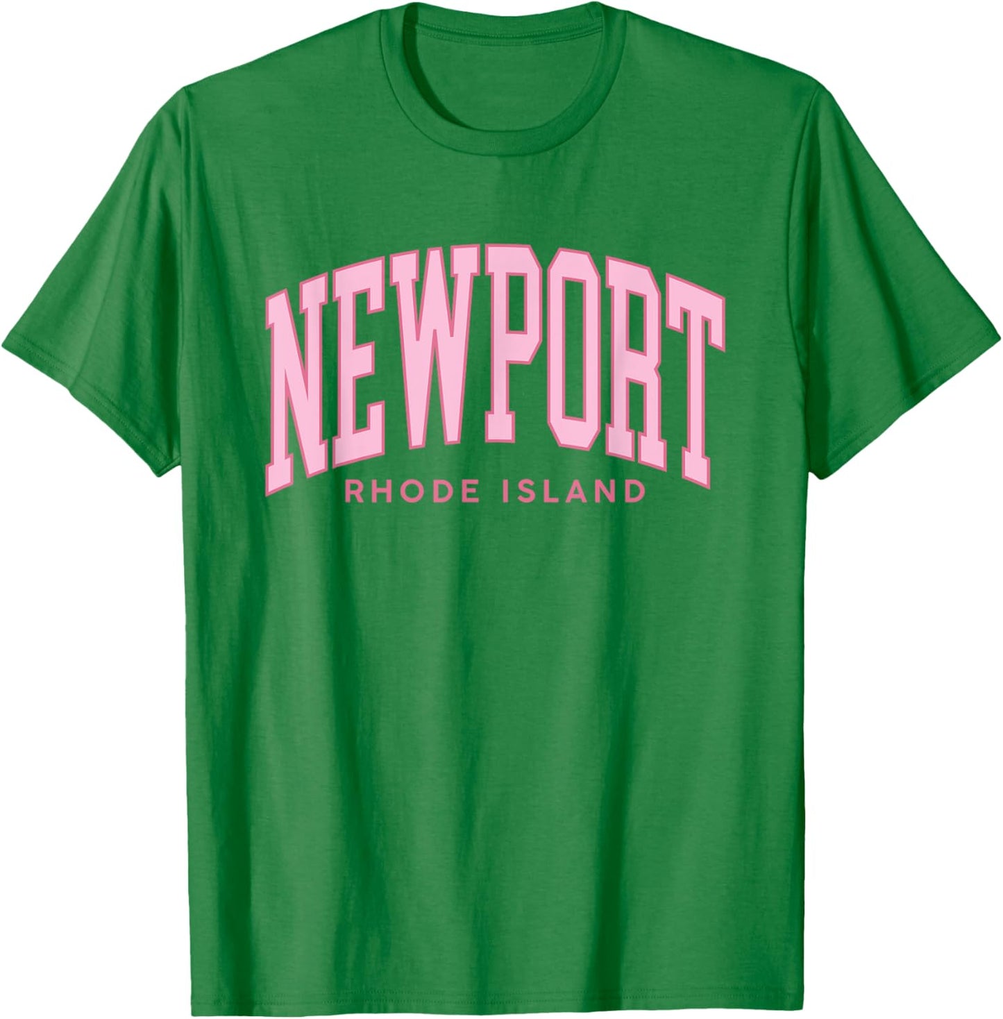 Vintage Newport Rhode Island Retro preppy girls T-Shirt - T-Shirt | Irish Green