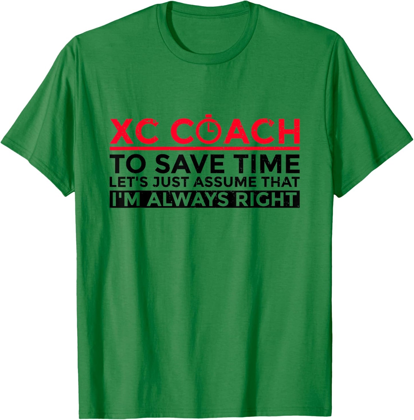 Cross Country Coach Design For A XC Runner Coach T-Shirt - T-Shirt | Irish Green