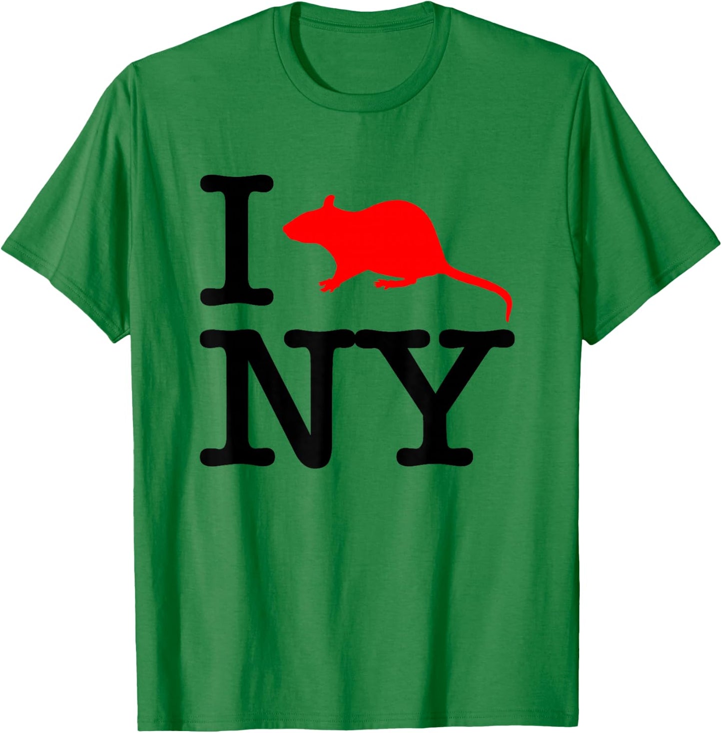 I Rat NY - Funny Saying New York City NYC New York T-Shirt - T-Shirt | Irish Green