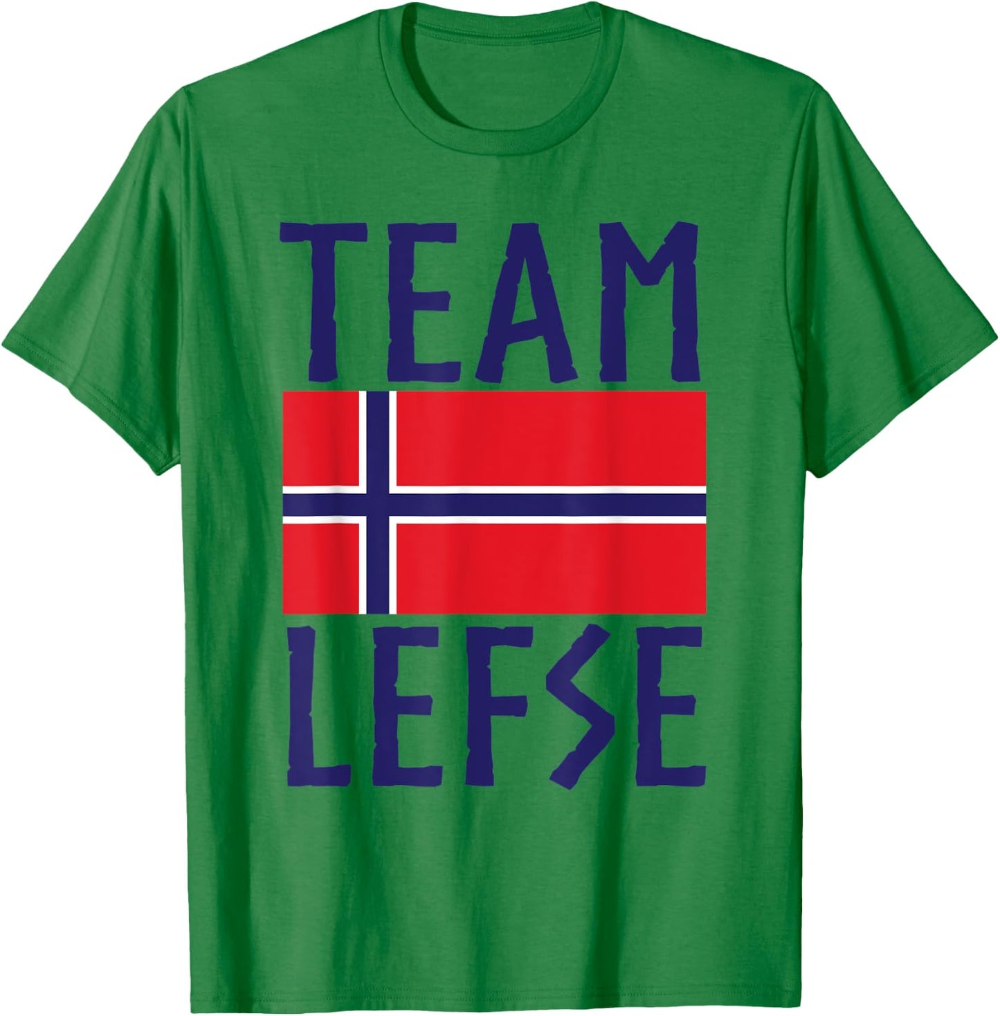 Team Lefse Norwegian Christmas Lefse Making T-Shirt - T-Shirt | Irish Green