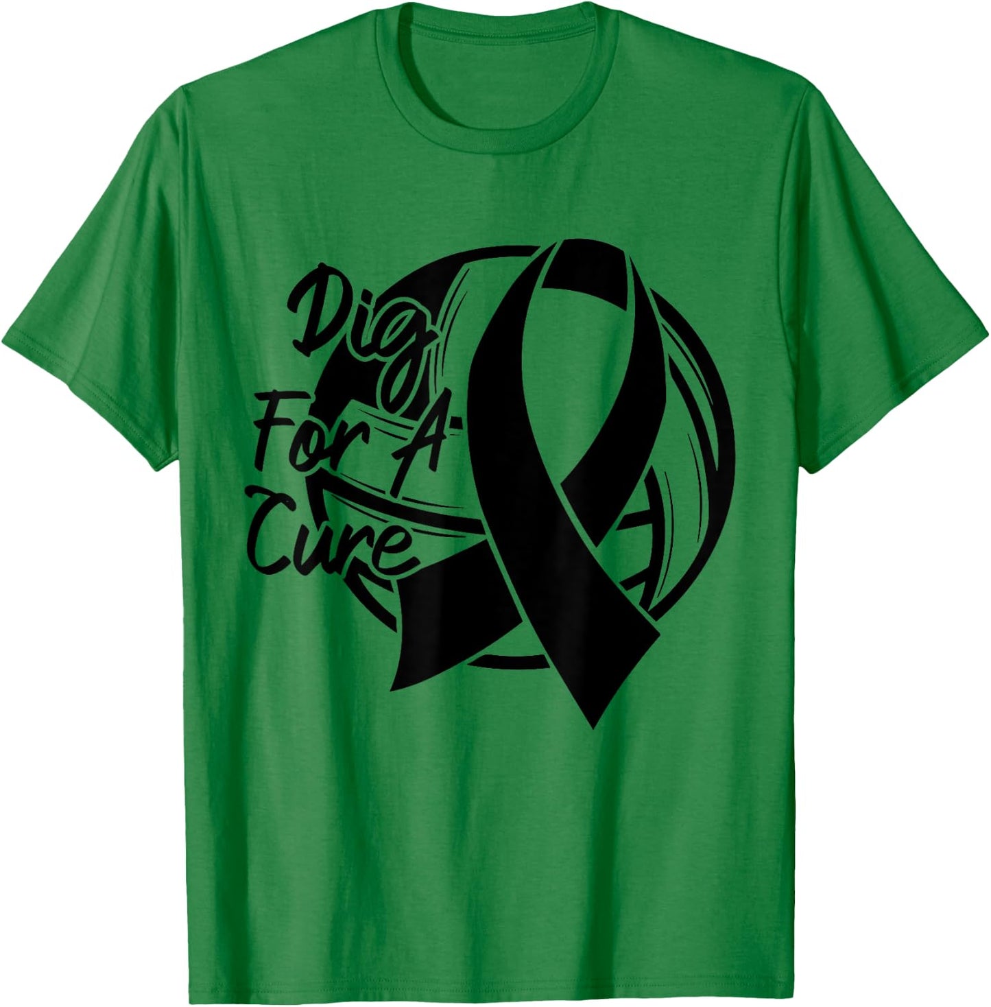 Dig For A Cure Breast Cancer Awareness Volleyball Pink T-Shirt - T-Shirt | Irish Green