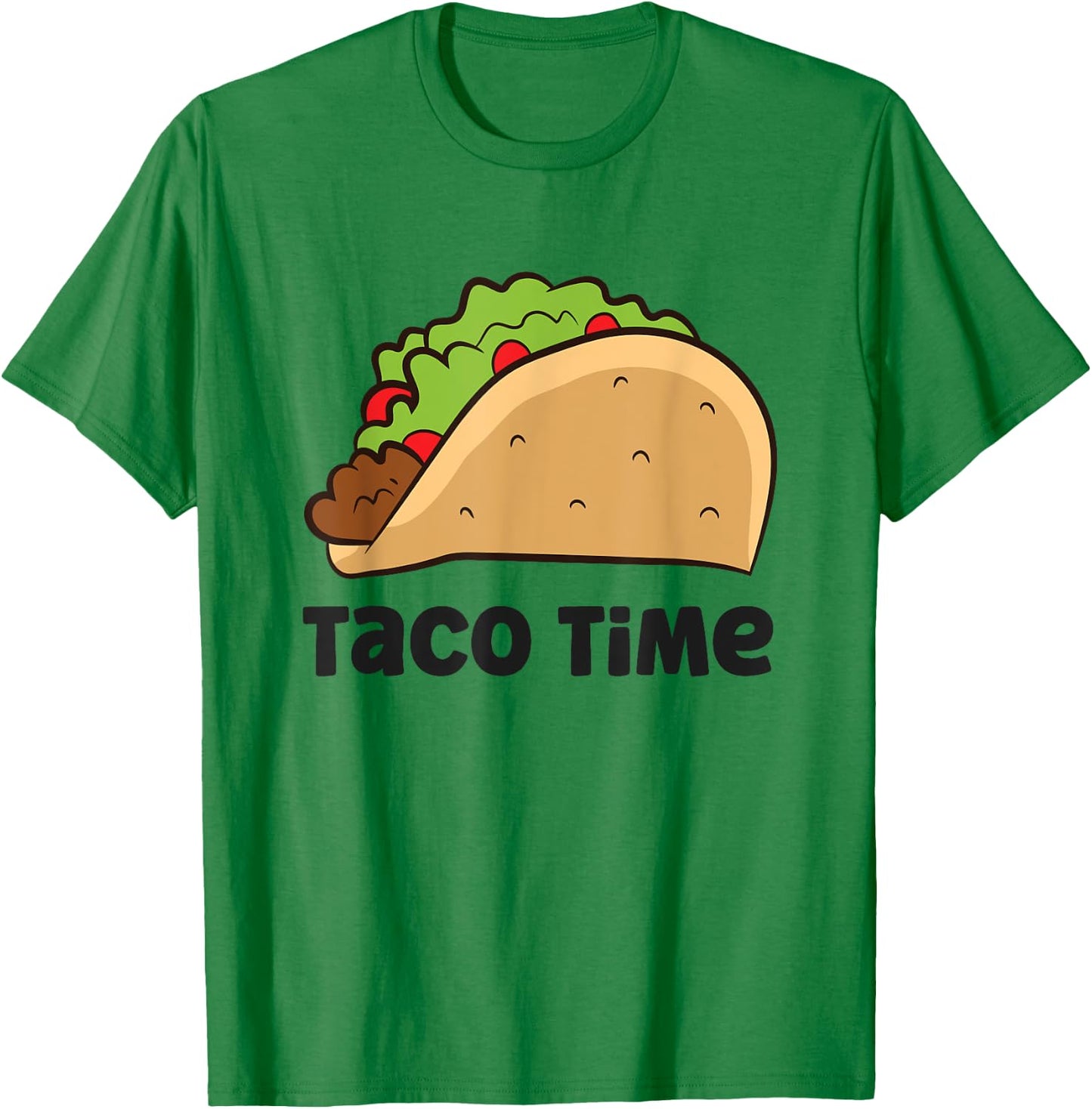 Taco Time Funny Taco T-Shirt - T-Shirt | Irish Green