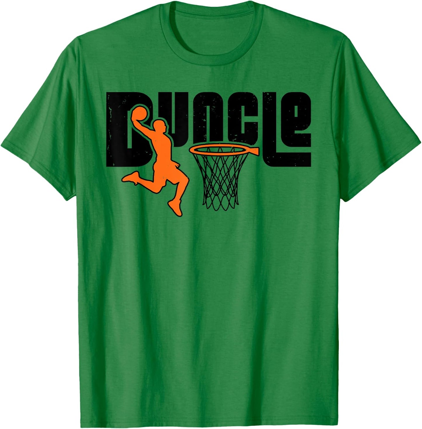 Duncle Basketball Uncle Player Sport Basketballer Funny T-Shirt - T-Shirt | Irish Green