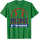 Mimi of Rookie 1st Birthday Baseball Theme Matching Party T-Shirt - T-Shirt | Irish Green