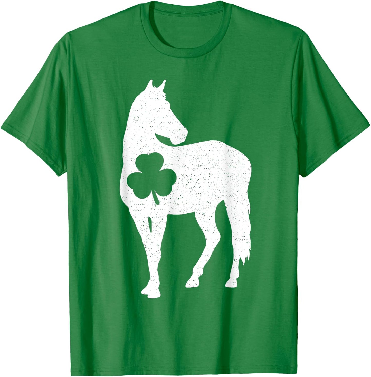 St Patrick's Day Shamrock Horse Irish Green Saint Paddy's T-Shirt - T-Shirt | Irish Green