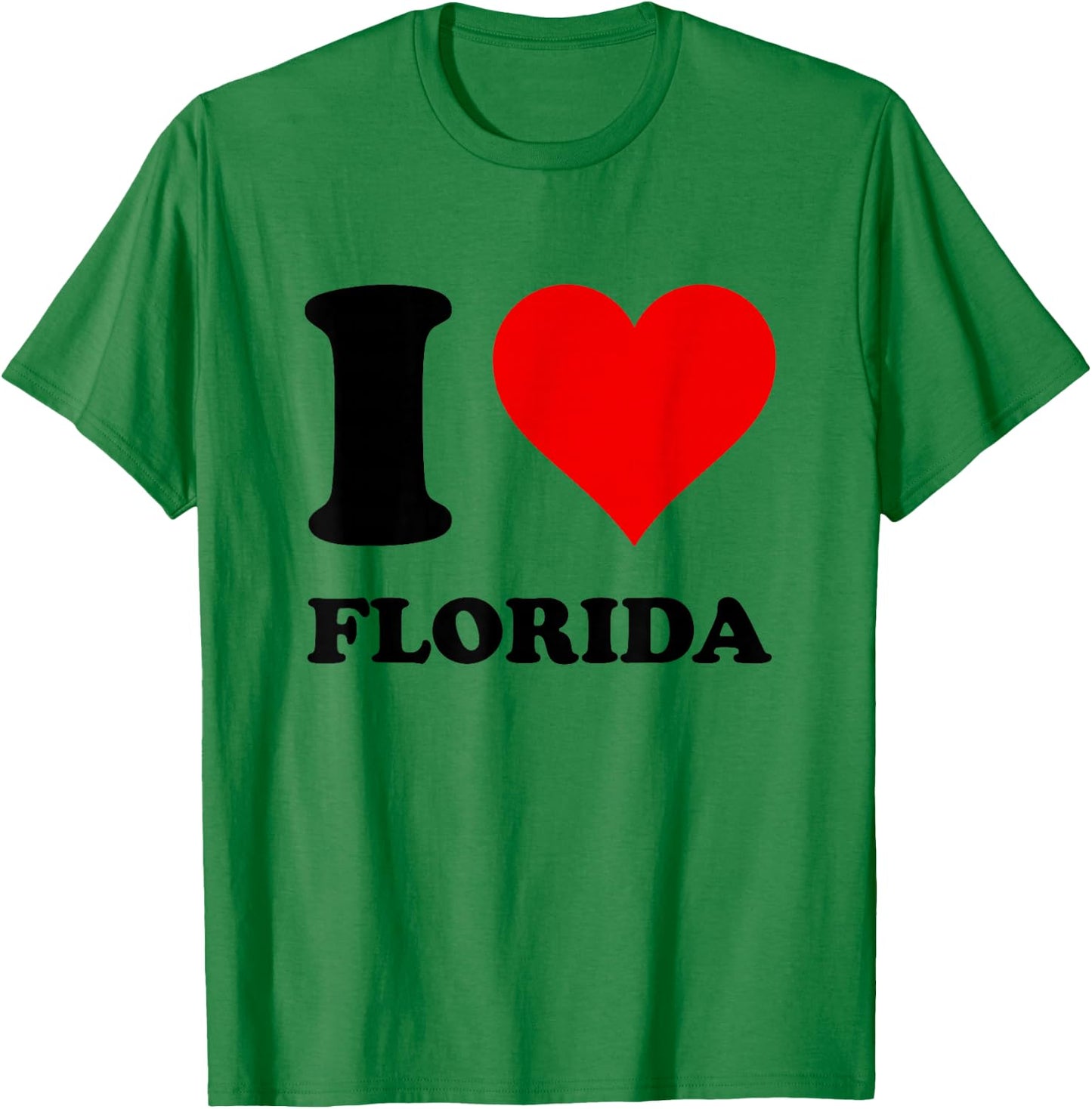 I Love Florida T-Shirt - T-Shirt | Irish Green