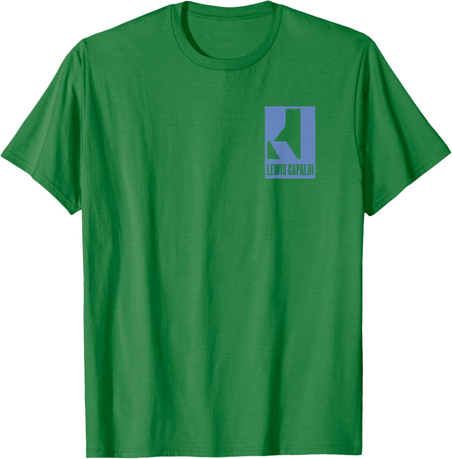 Lewis Capaldi – Stairs Pocket Hit On Pink T-Shirt - T-Shirt | Irish Green
