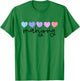 Mahjong Lover Heart Women Girls or Mom T-Shirt - T-Shirt | Irish Green