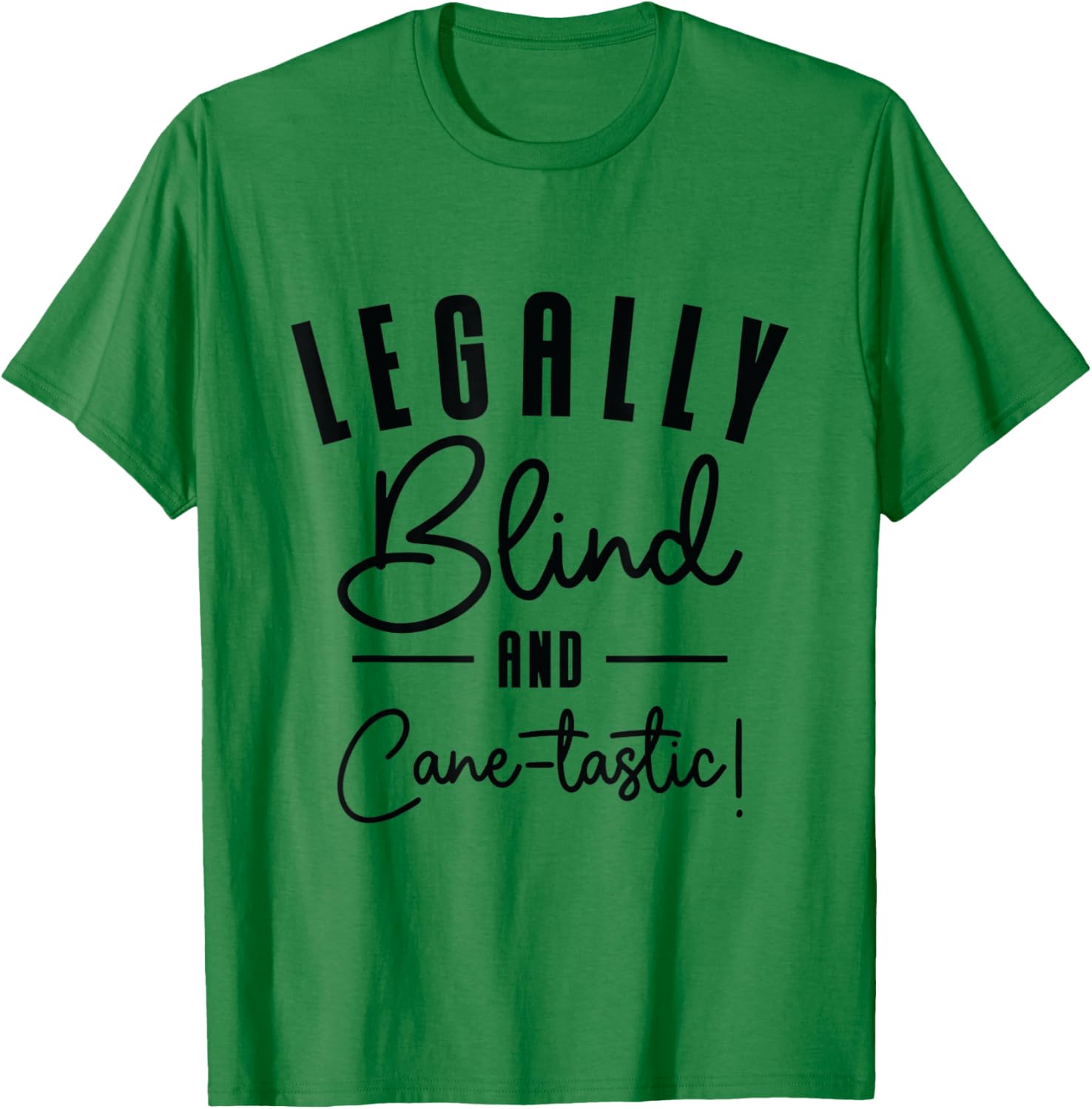 Braille Blind Blindness Awareness Visually Impaired T-Shirt - T-Shirt | Irish Green