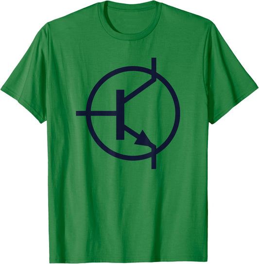 Transistor Electronic Circuit Diagram Symbol T-Shirt - T-Shirt | Irish Green