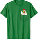 Vintage Rooster Cock In Pocket T-Shirt - T-Shirt | Irish Green