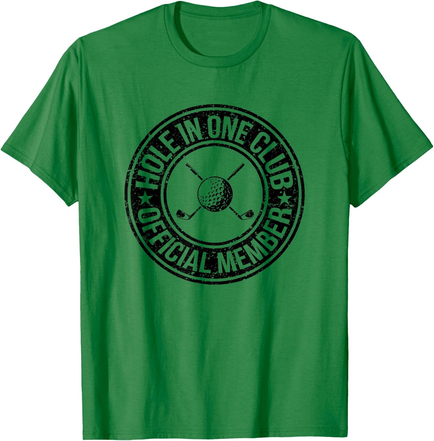 Funny Hole In One Golf Dad & Cart Golfer T-Shirt - T-Shirt | Irish Green